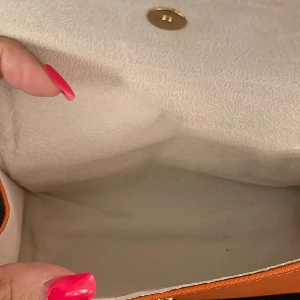 Tory Burch Vibrant Orange glass case